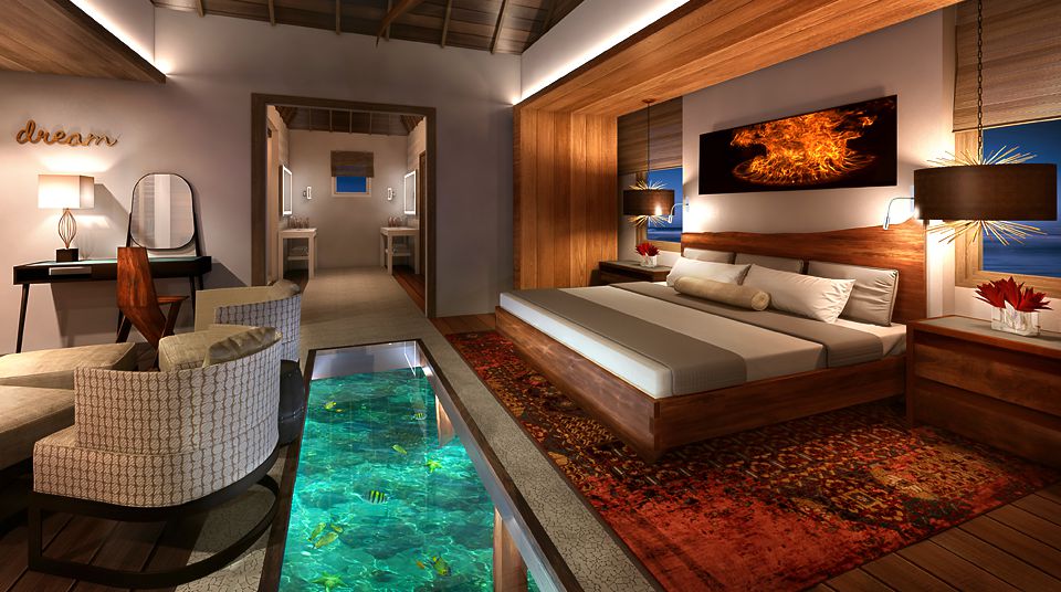 Over-the-water Suites interior